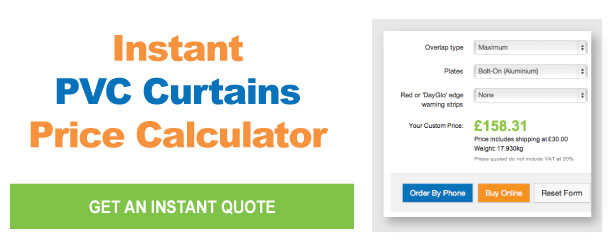 pvc strip curtains online quote calculator