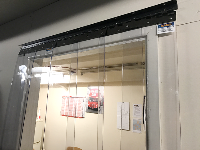 Clear pvc door strips